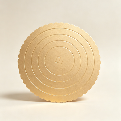 10 Inch Plain Round Gold Cake Board 2.5mm Thick Food Safe Moisture-Resistant Cake Drum cho nhà nướng